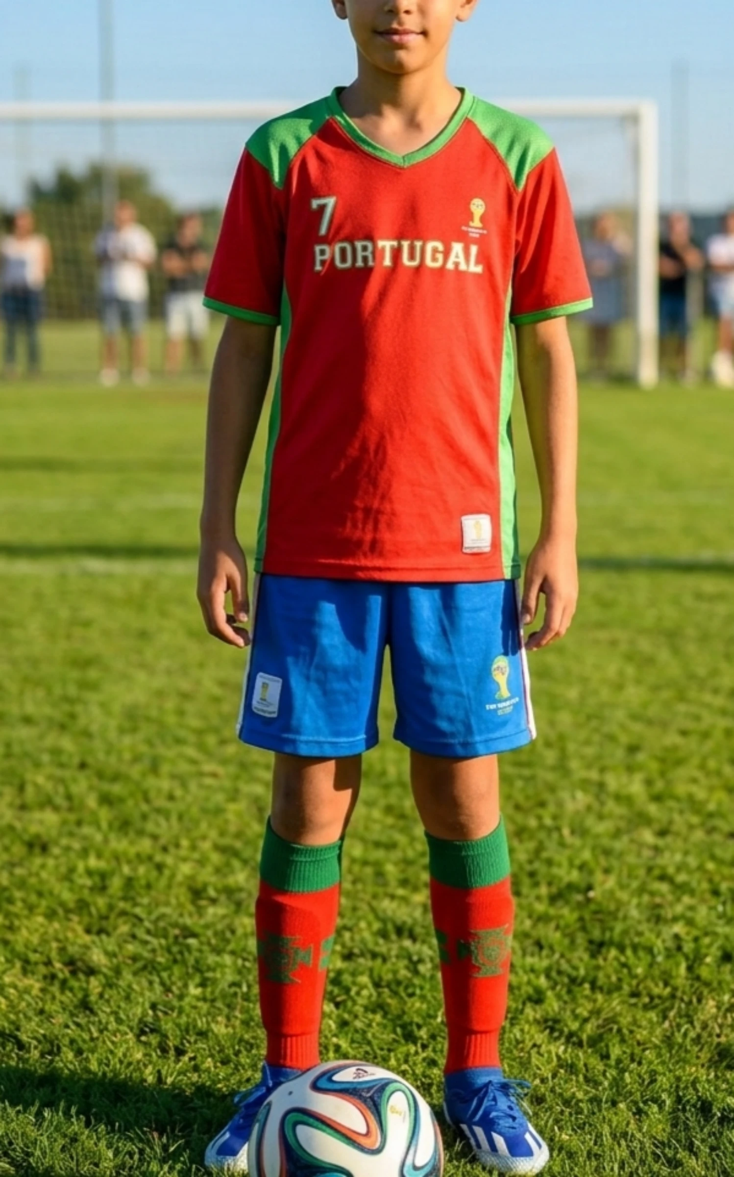 Conjunto de futebol da seleção de Portugal copa do mundo Brasil 2014 – photo 2